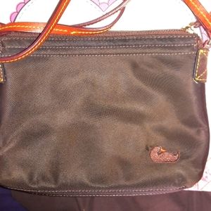 Dooney & Bourke Brown Pink Crossbody Bag